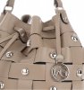 Vittoria Gotti Modna Torebka Skórzana Unikatowy Shopper Made in Italy Ziemista